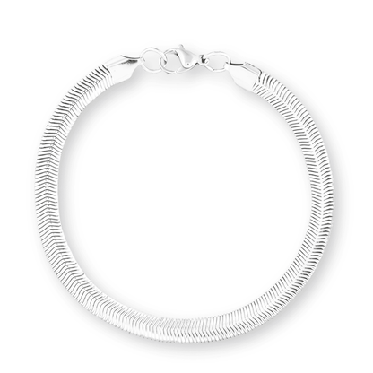 925 Silver France Bracelet with Geometric Design and 4mm Zircon